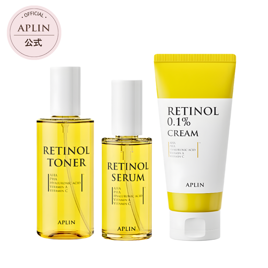 【NEW】［3種セット］レチノールスキンケア（トナー+セラム+クリーム）
