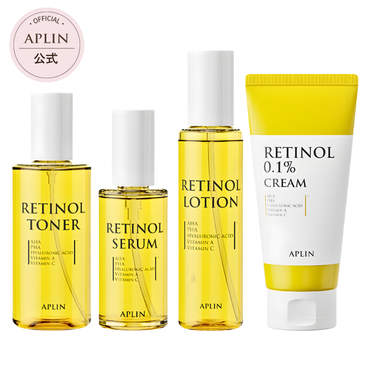 [NEW] [4 types SET] Retinol skin care (toner + serum + lotion + cream)